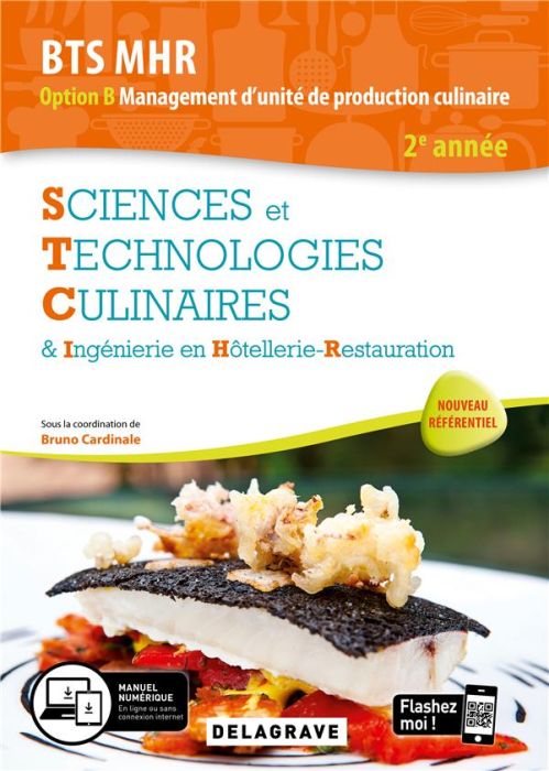 Emprunter Sciences et technologies culinaires (STC) 2e année BTS MHR. Pochette élève, Edition 2020 livre