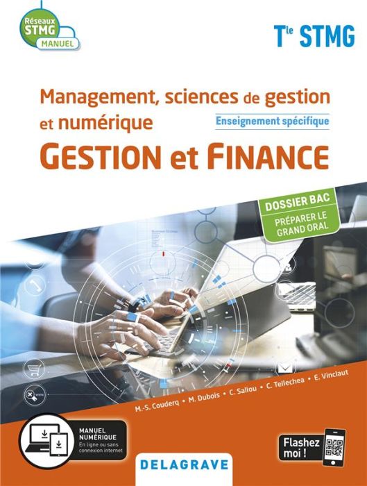 Emprunter Management, sciences de gestion et numérique Gestion et finance enseignement spécifique Tle STMG. Ed livre