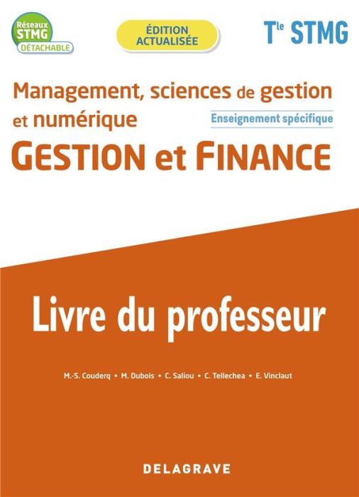 Emprunter Gestion et finance Tle STMG Management, sciences de gestion et numérique. Livre du professeur, Editi livre
