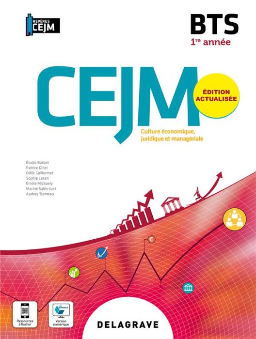 Emprunter Culture économique, juridique et managériale (CEJM) BTS 1re année livre