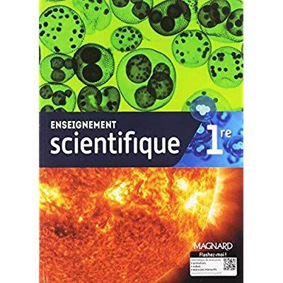 Emprunter Enseignement scientifique 1re. Manuel de l'élève, Edition 2019 livre