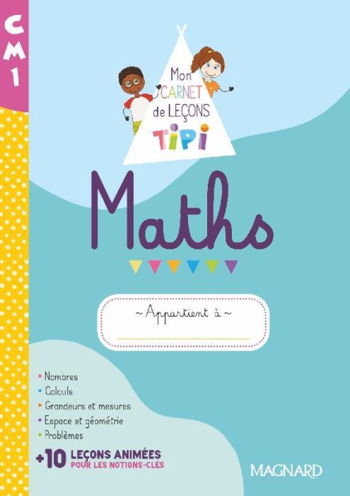 Emprunter Maths CM1. Mon carnet de leçons Tipi, Edition 2022 livre