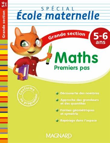 Emprunter Maths premier pas grande section 5-6 ans livre