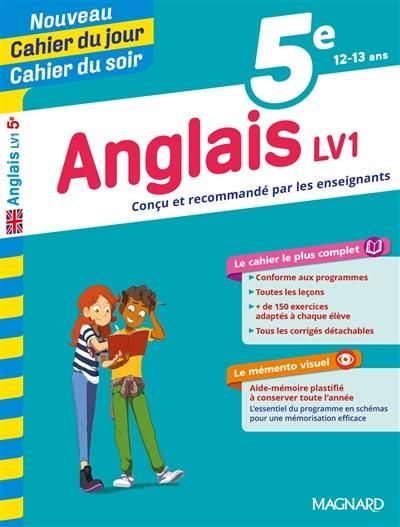 Emprunter Cahier du jour/Cahier du soir Anglais LV1 5e + mémento. Edition 2019 livre