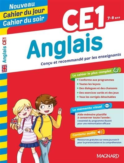Emprunter Cahier du jour/Cahier du soir Anglais CE1 + mémento. Edition 2019 livre