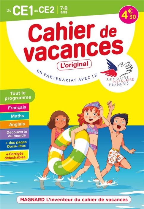 Emprunter Cahier de vacances du CE1 au CE2. Edition 2021 livre
