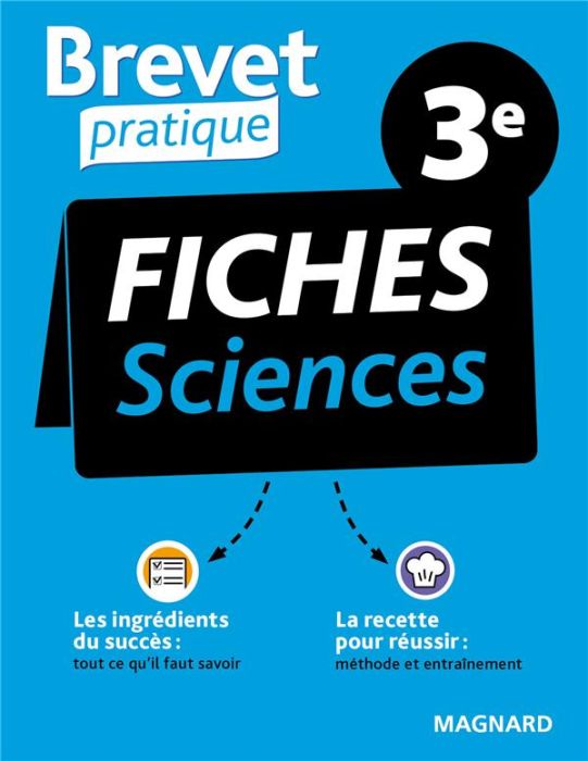 Emprunter Fiches Sciences 3e. Physique-chimie, SVT, techno, Edition 2021 livre