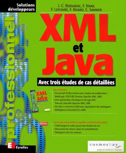 Emprunter XML et Java. Avec trois études de cas détaillées livre