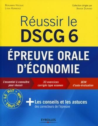 Emprunter Réussir le DSCG 6. Epreuve orale d'économie se déroulant partiellement en anglais livre