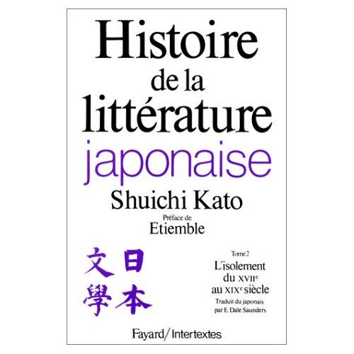 Emprunter Histoire de la littérature japonaise. Tome 2, L'isolement du XVIIème au XIXème siècle livre