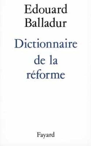 Emprunter Dictionnaire de la réforme livre