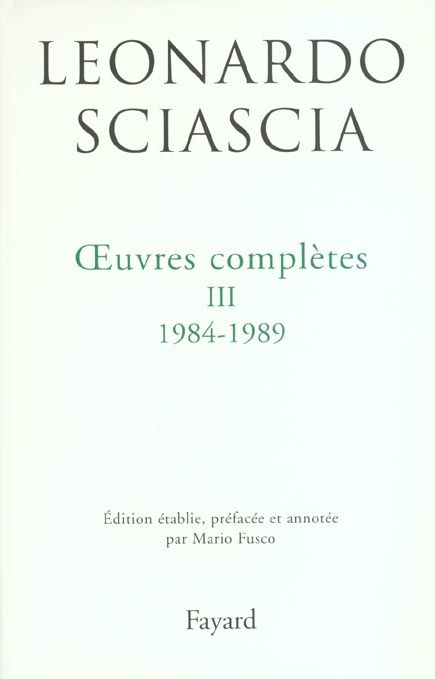 Emprunter Oeuvres complètes. Tome 3, 1983-1989 livre
