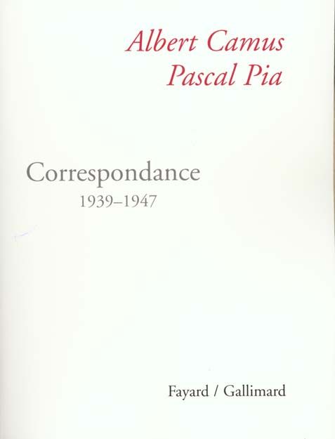 Emprunter Correspondance 1939-1947 livre