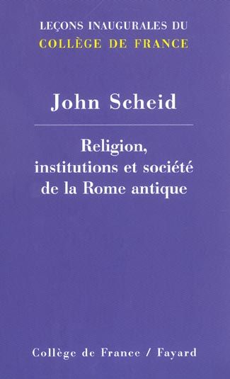 Emprunter Religion, institutions et société de la Rome antique livre
