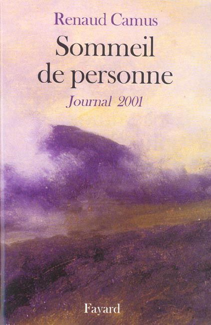 Emprunter Sommeil de personne. Journal 2001 livre