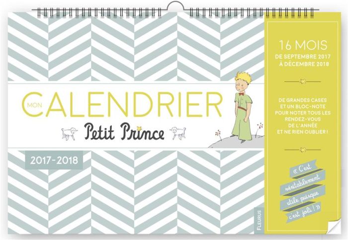 Emprunter Mon calendrier Petit Prince septembre 2017-Décembre 2018 livre