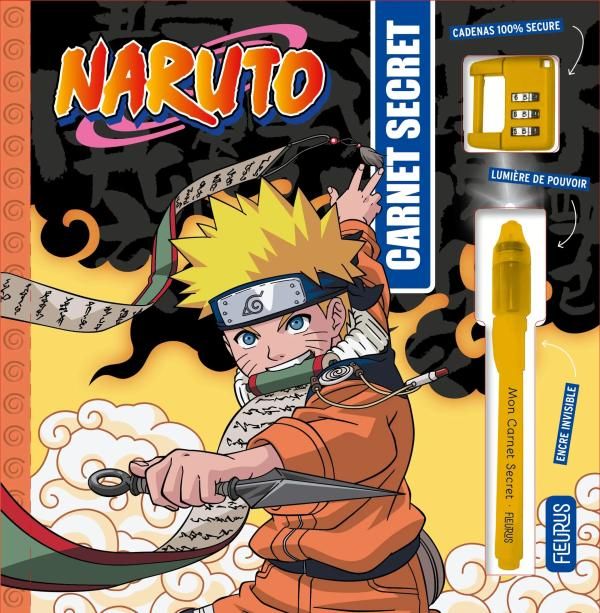 Emprunter Carnet secret Naruto. Avec 1 stylo à encre invisible et 1 cadenas 100 % secure livre
