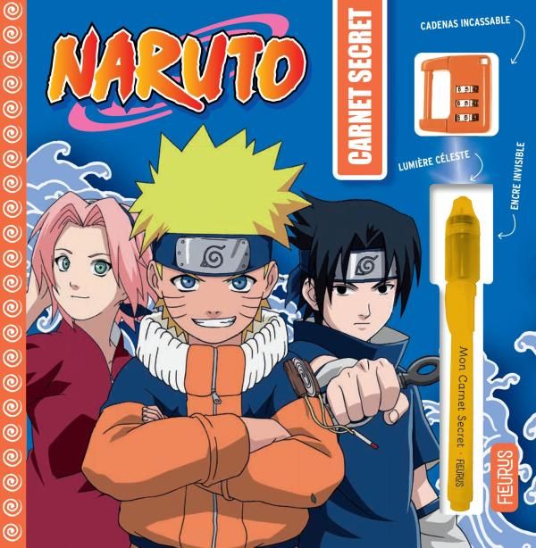 Emprunter Naruto carnet secret. Avec 1 cadenas à code et 1 stylo à encre invisible livre