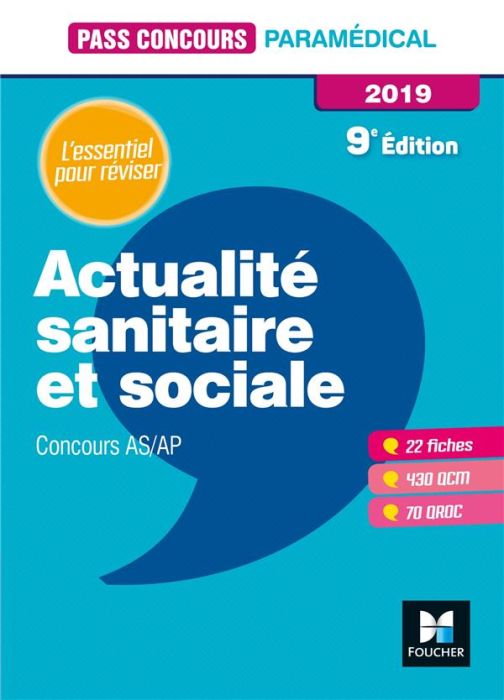 Emprunter Actualité sanitaire et sociale AS-AP. Edition 2019 livre