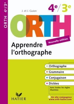 Emprunter ORTH Apprendre l'orthographe 4e / 3e. Edition 2009 livre