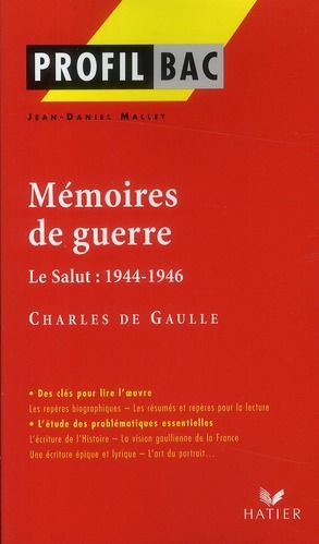 Emprunter Mémoires de guerre. Le Salut : 1944-1946 (1959) livre