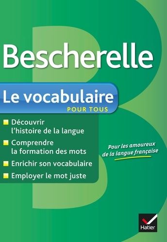 Emprunter Bescherelle vocabulaire tous belgique/quebec livre