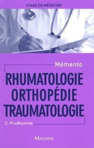 Emprunter Rhumatologie Orthopédie Traumatologie livre