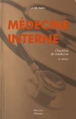 Emprunter Médecine interne. Checklists de médecine, 4e édition livre