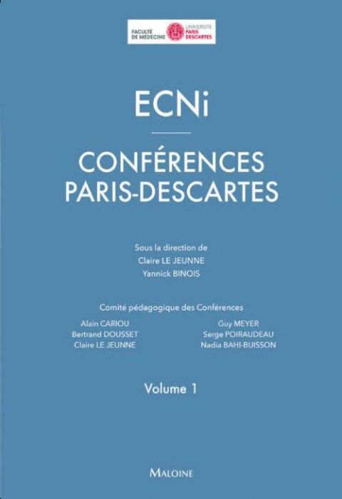 Emprunter ECNi Conférences Paris-Descartes. Volume 1 livre