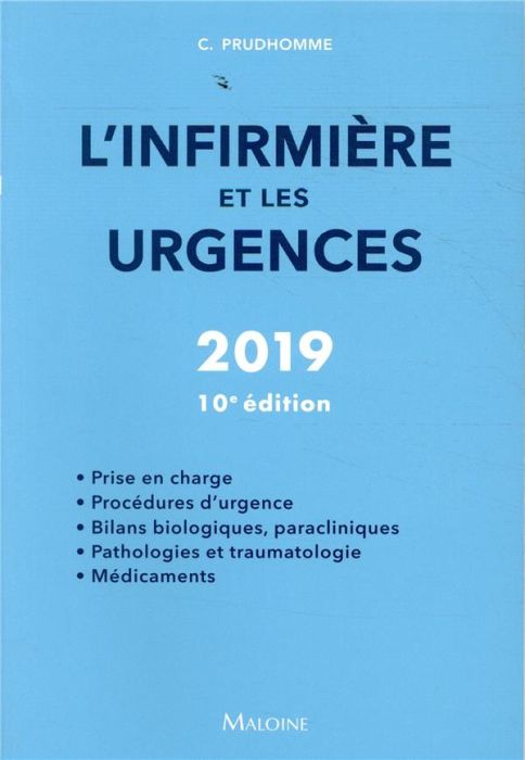 Emprunter L'infirmière et les urgences. Edition 2019 ANCIENNE EDITION livre