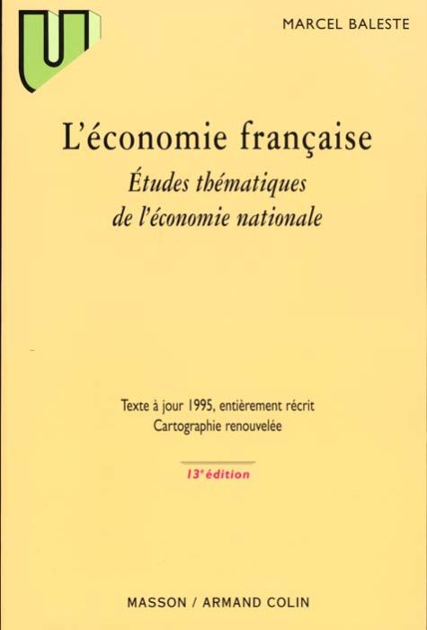 Emprunter L'ECONOMIE FRANCAISE livre