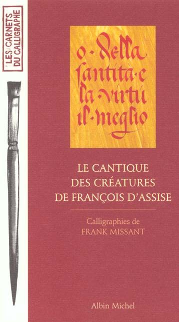 Emprunter Le cantique des créatures de François d'Assise livre