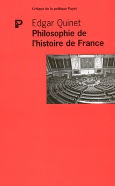 Emprunter Philosophie de l'histoire de France livre