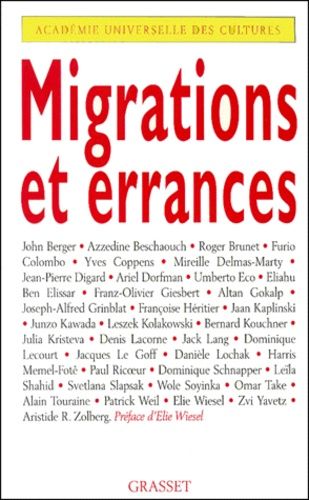 Emprunter Migrations et errances. Forum international, Unesco, 7 et 8 juin 2000 livre