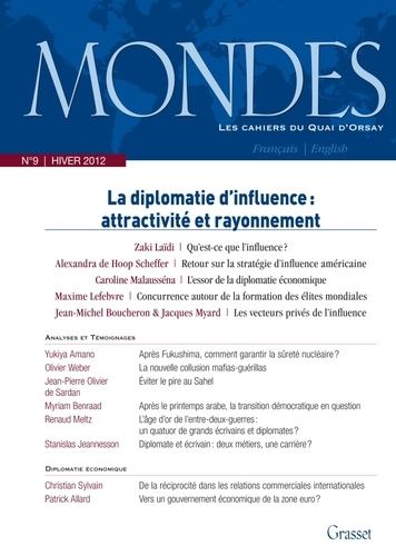Emprunter Mondes N° 9, Hiver 2011-201 : Enjeux et vecteurs de la diplomatie d'influence. Edition bilingue fran livre