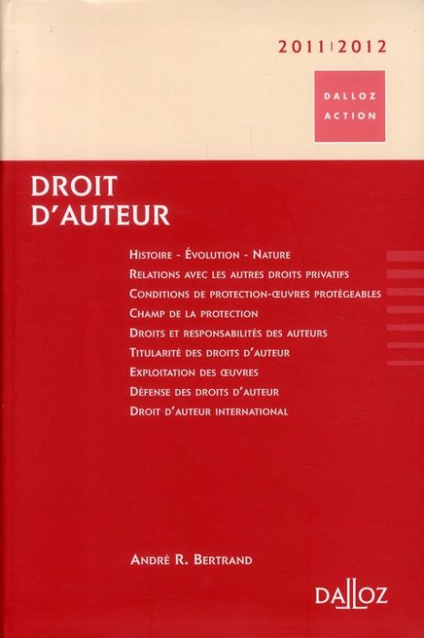 Emprunter Droit d'auteur. Edition 2011-2012 livre