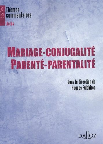 Emprunter Mariage-conjugalité, parenté-parentalité livre