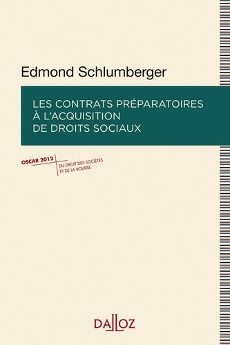 Emprunter Les contrats préparatoires à l'acquisition des droits sociaux. Edition 2013 livre