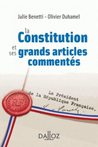 Emprunter La Constitution et ses grands articles commentés livre