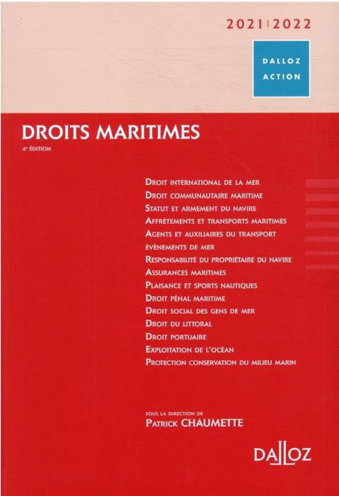 Emprunter Droits maritimes. Edition 2021-2022 livre