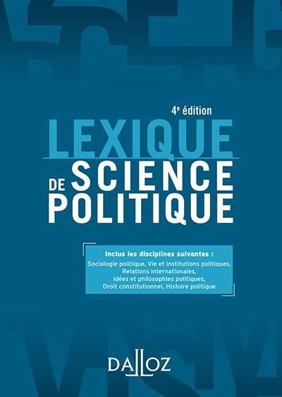 Emprunter Lexique de science politique. 4e édition livre
