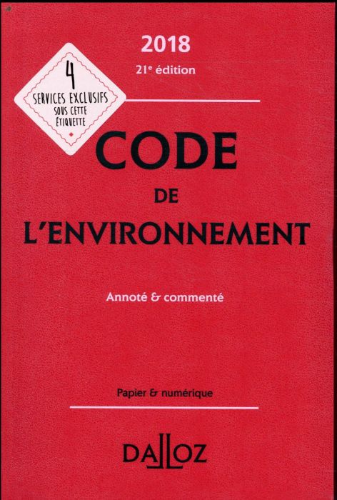 Emprunter Code de l'environnement livre