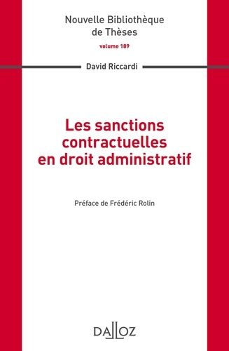 Emprunter Les sanctions contractuelles en droit administratif livre