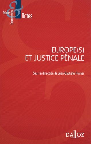 Emprunter Europe(s) et justice pénale livre