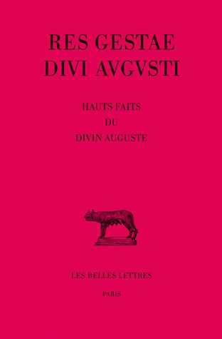 Emprunter Res Gestea Divi Augusti. Hauts faits du divin Auguste, Edition bilingue français-latin livre