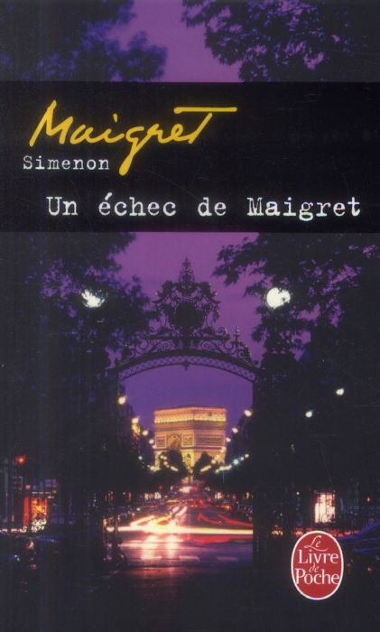 Emprunter Un échec de Maigret livre