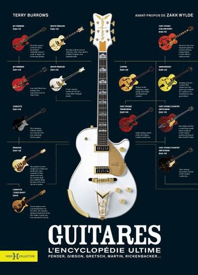 Emprunter Guitares, l'encyclopédie ultime. Fender, Gibson, Gretsch, Martin, Rickenbacker... livre