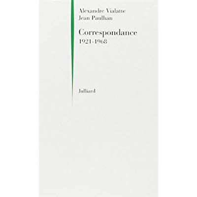 Emprunter Correspondance. 1921-1968 livre