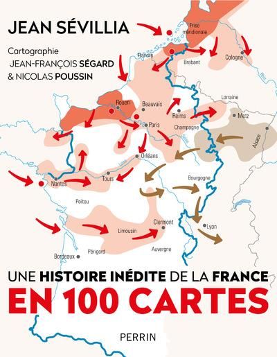 Emprunter Une histoire inédite de la France en 100 cartes livre