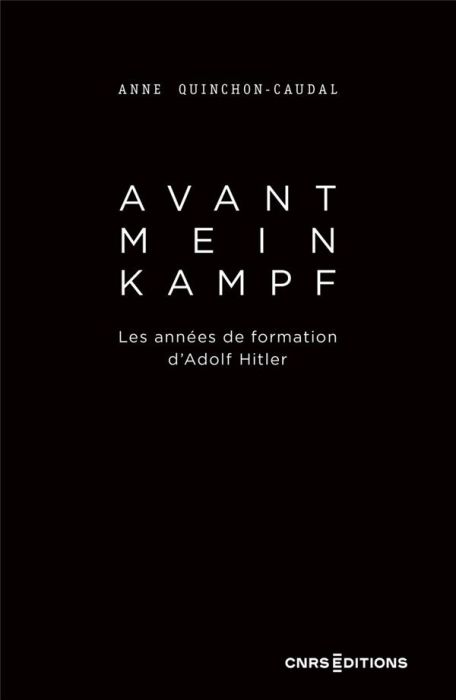 Emprunter AVANT MEIN KAMPF - LES ANNEES DE FORMATION D'ADOLF HITLER livre